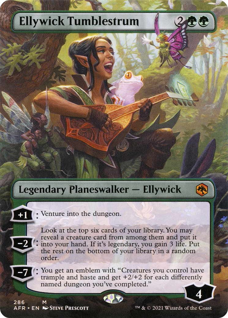 Ellywick Tumblestrum (Borderless) (AFR-286)  - Adventures in the Forgotten Realms
