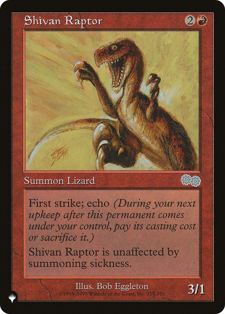 Shivan Raptor (LIST-USG-215)  - The List