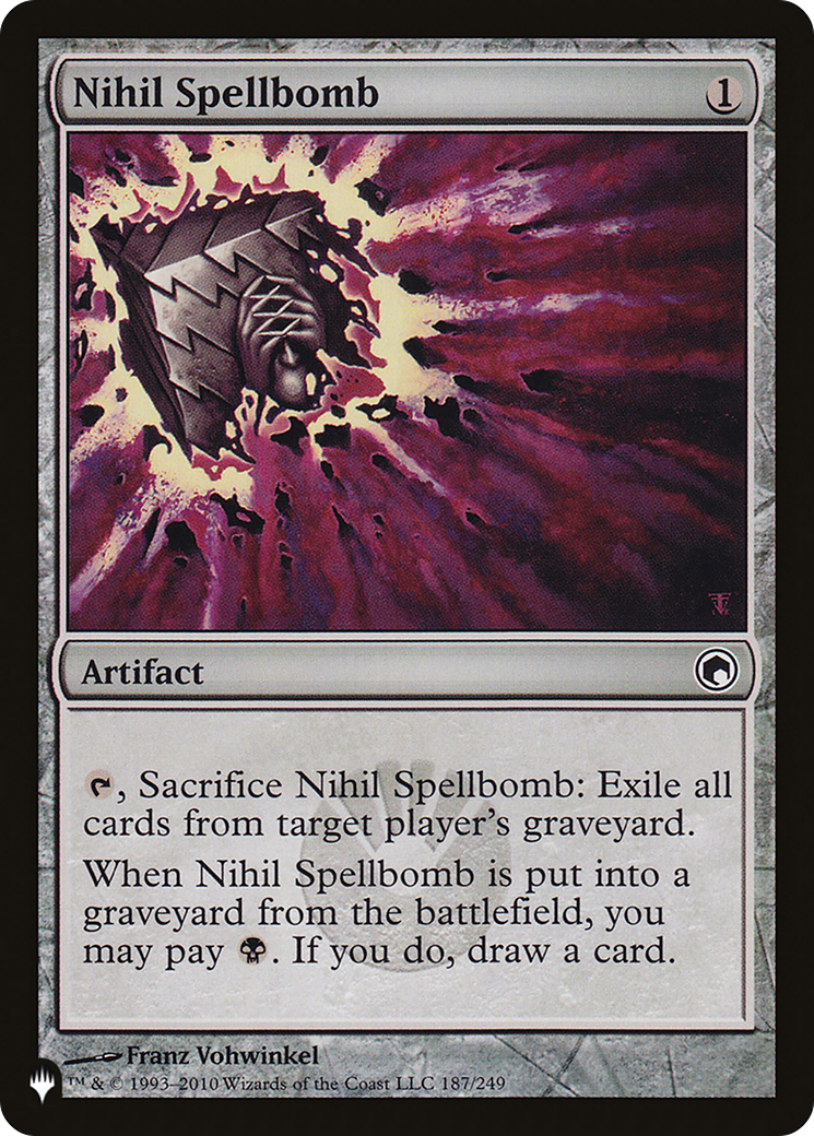 Nihil Spellbomb (LIST-187/249)  - The List