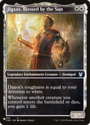 Daxos, Blessed by the Sun (Showcase) (LIST-258/254)  - The List: (enchantment, Showcase)