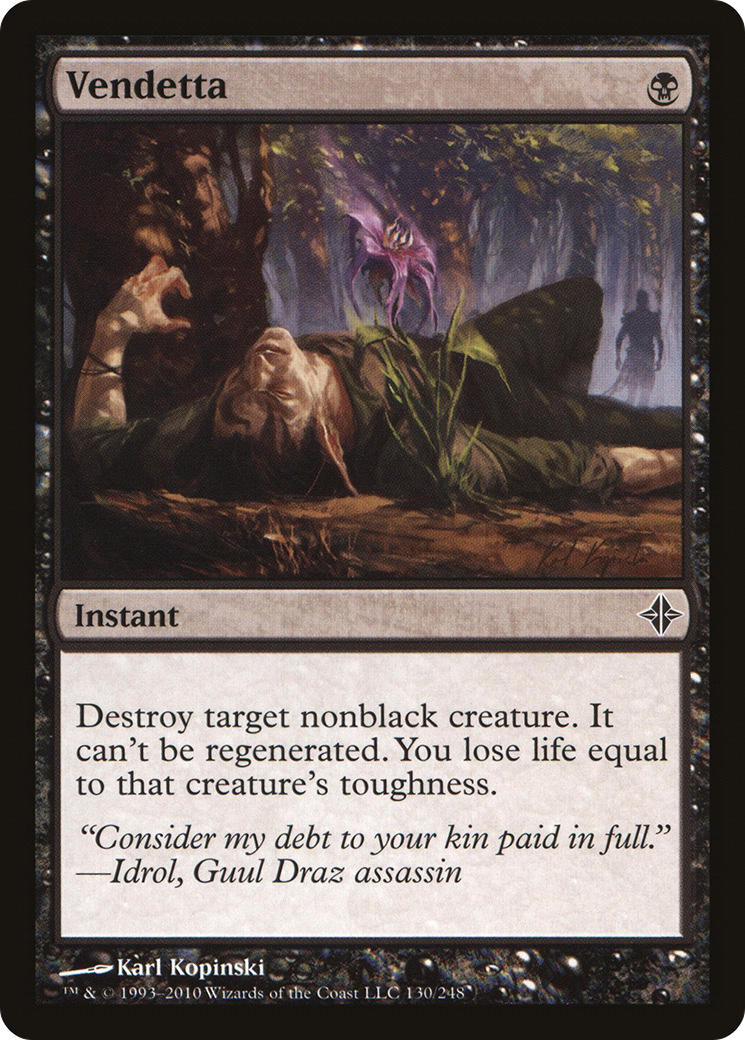 Vendetta (ROE-130)  Foil - Rise of the Eldrazi