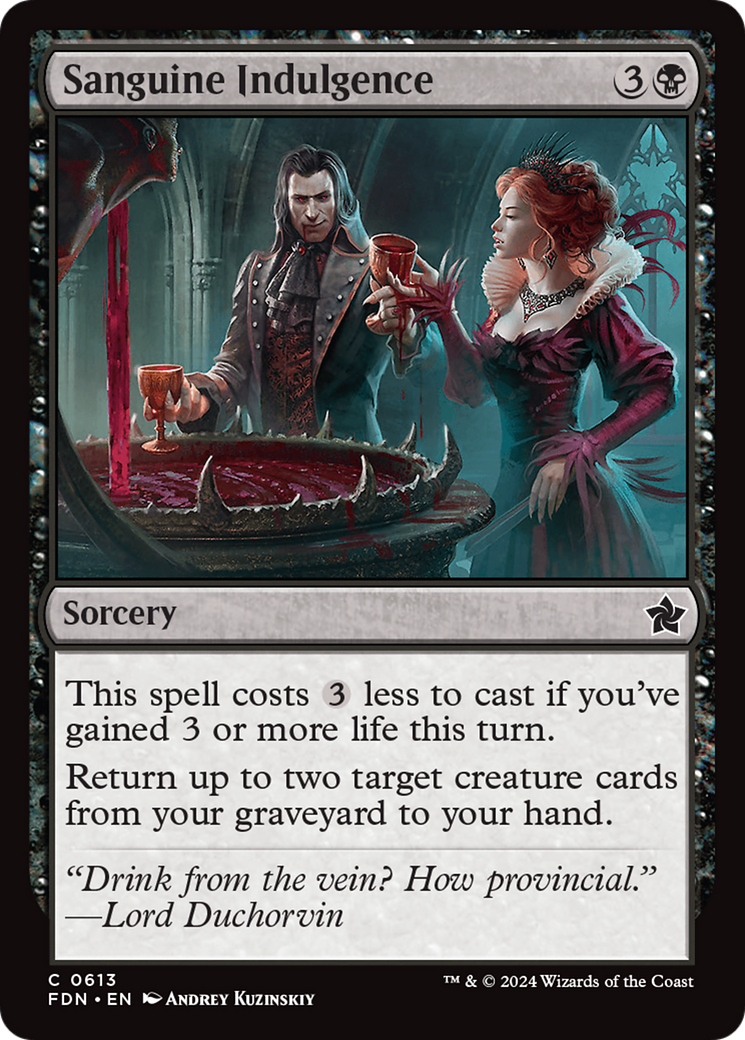 Sanguine Indulgence (FDN-613)  - Foundations