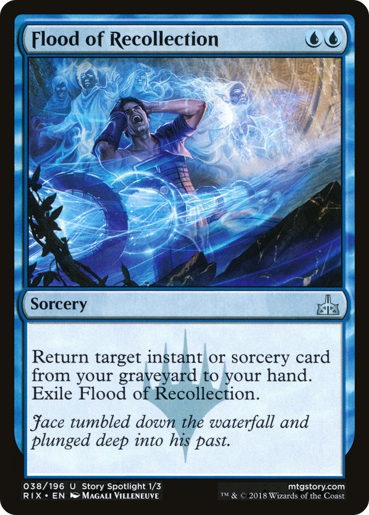 Flood of Recollection (RIX-038)  - Rivals of Ixalan