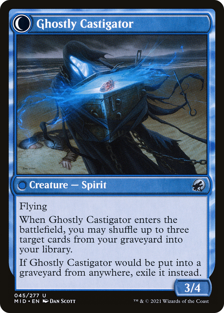 Covetous Castaway (MID-045) - Innistrad: Midnight Hunt: (Double Faced Transform)