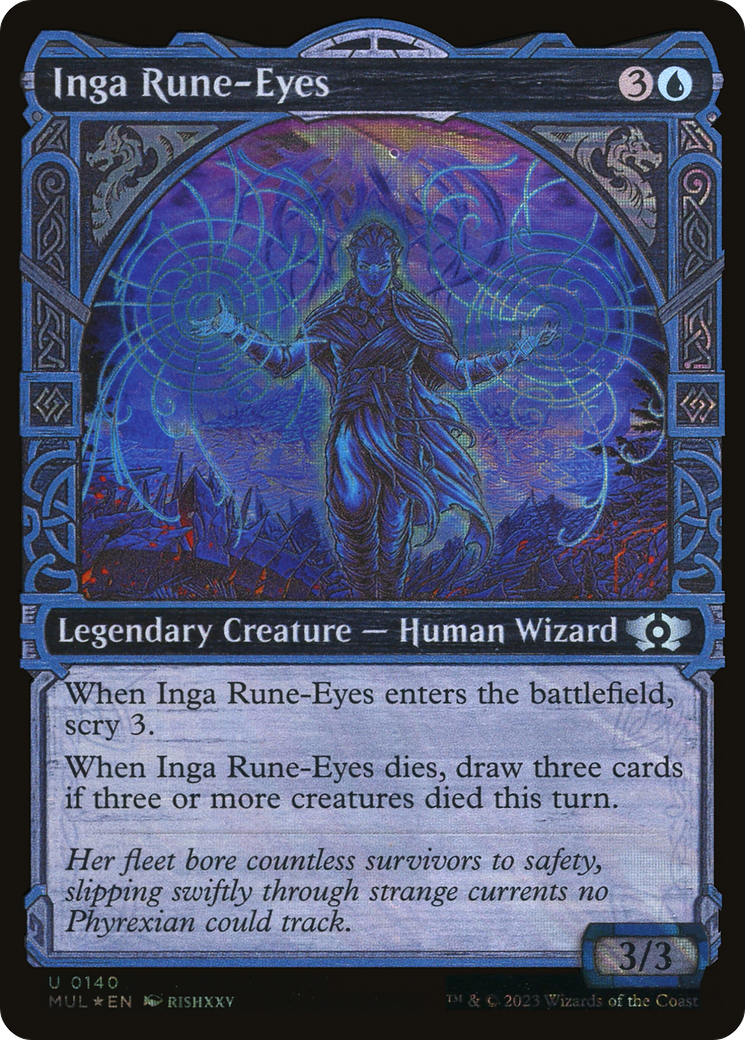 Inga Rune-Eyes (Halo Foil) (MUL-140) - Multiverse Legends: (Showcase) Foil