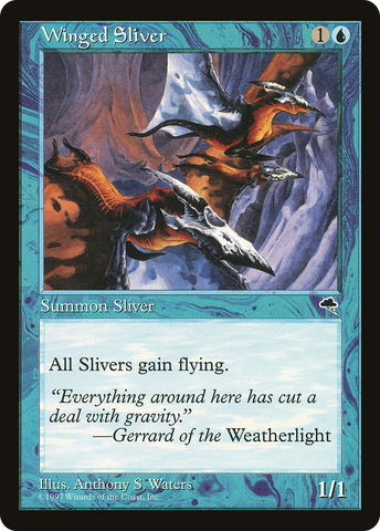 Winged Sliver (TMP-106)  - Tempest
