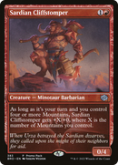 Sardian Cliffstomper (PPBRO-383)  Foil - The Brothers' War