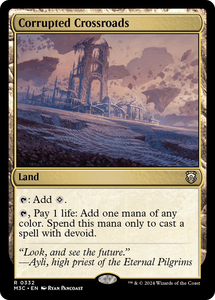 Corrupted Crossroads (M3C-332)  - Modern Horizons 3 Commander