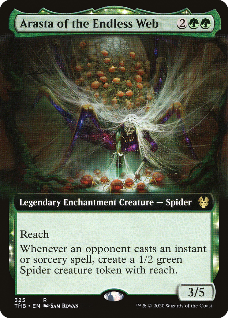 Arasta of the Endless Web (Extended Art) (THB-325)  Foil - Theros Beyond Death