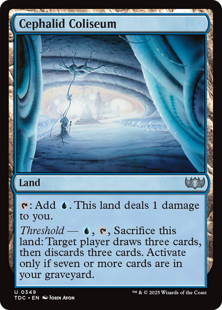 Cephalid Coliseum (TDC-349)  - Commander: Tarkir: Dragonstorm