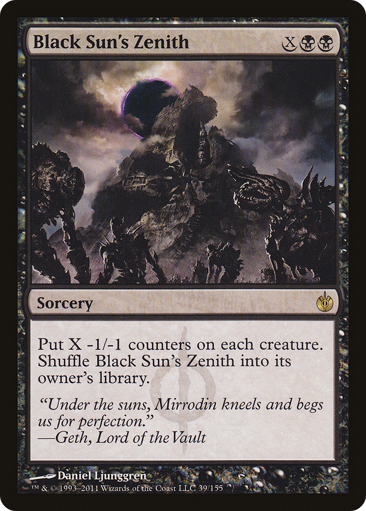 Black Sun's Zenith (MBS-039)  Foil - Mirrodin Besieged