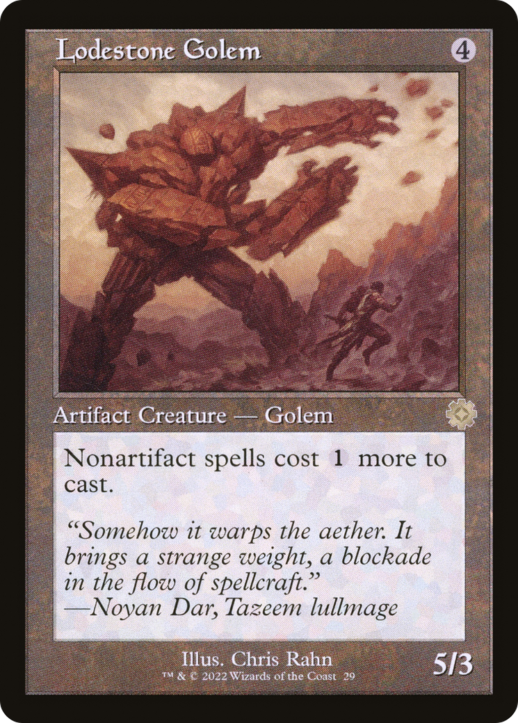 Lodestone Golem (BRR-029)  - The Brothers' War Retro Artifacts