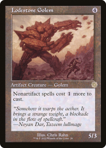 Lodestone Golem (BRR-029)  - The Brothers' War Retro Artifacts