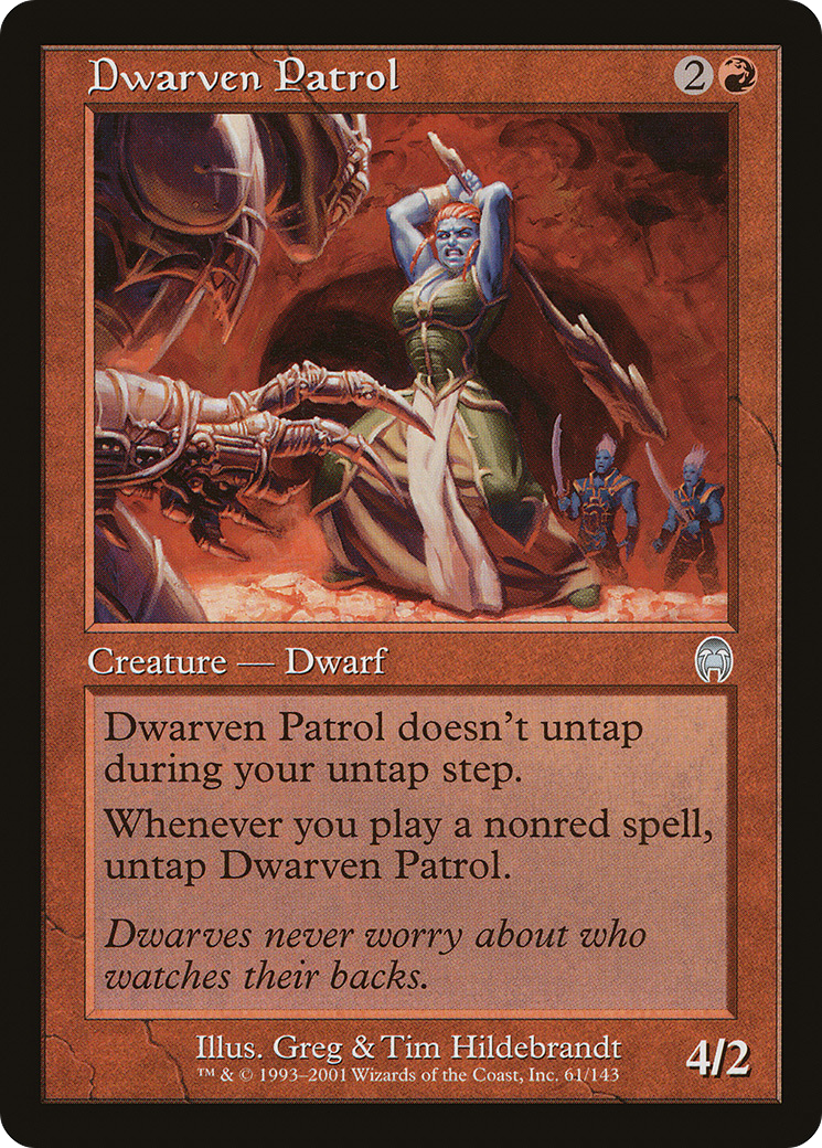 Dwarven Patrol (APC-061)  Foil - Apocalypse