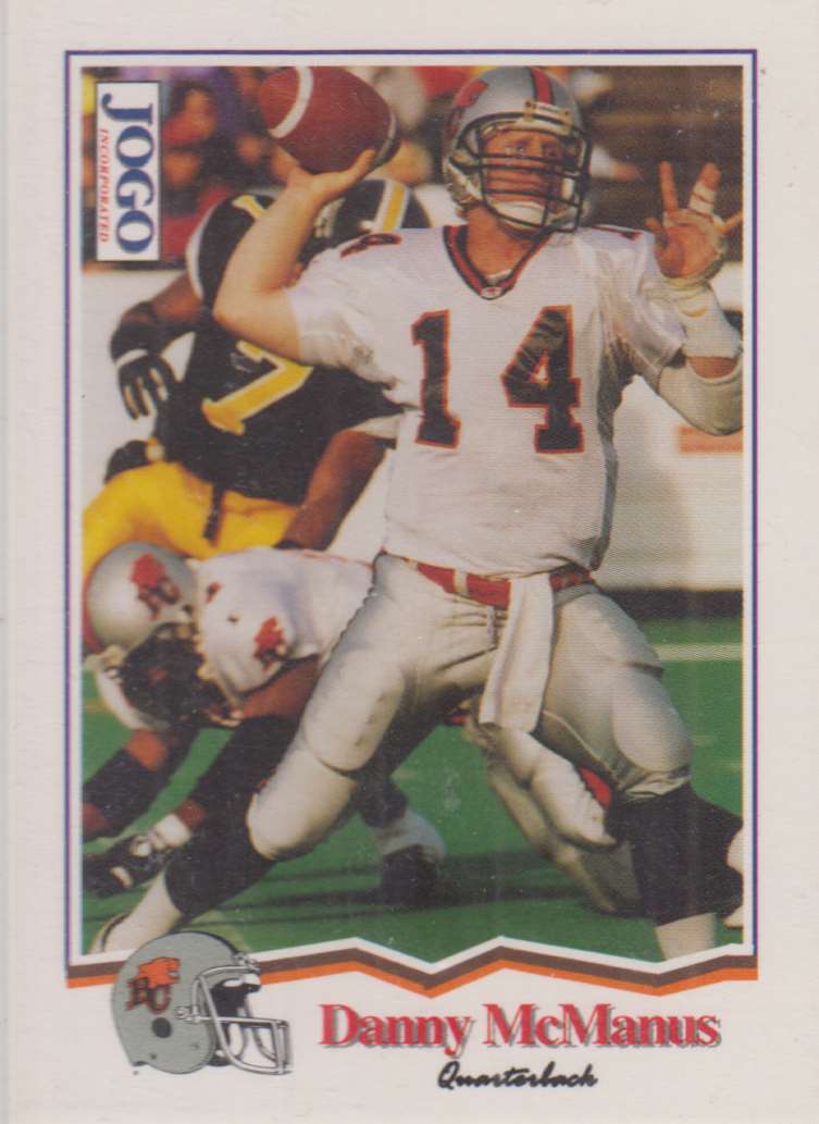 1994 Jogo CFL Football Series 2 Set of 110 Cards (111-220) with Anthony Calvillo HOF Rookie