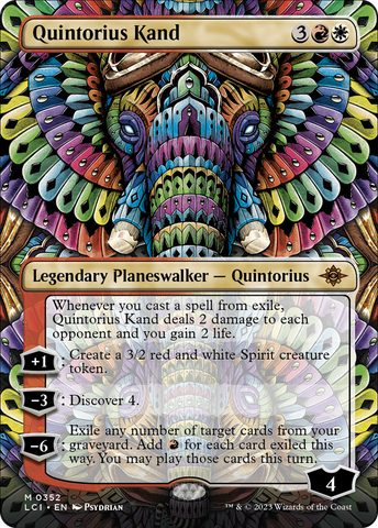 Quintorius Kand (0352) (Borderless) (LCI-352)  Foil - The Lost Caverns of Ixalan