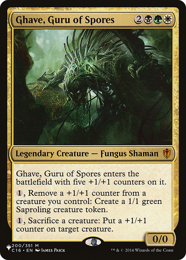 Ghave, Guru of Spores (LIST-200/351)  - The List