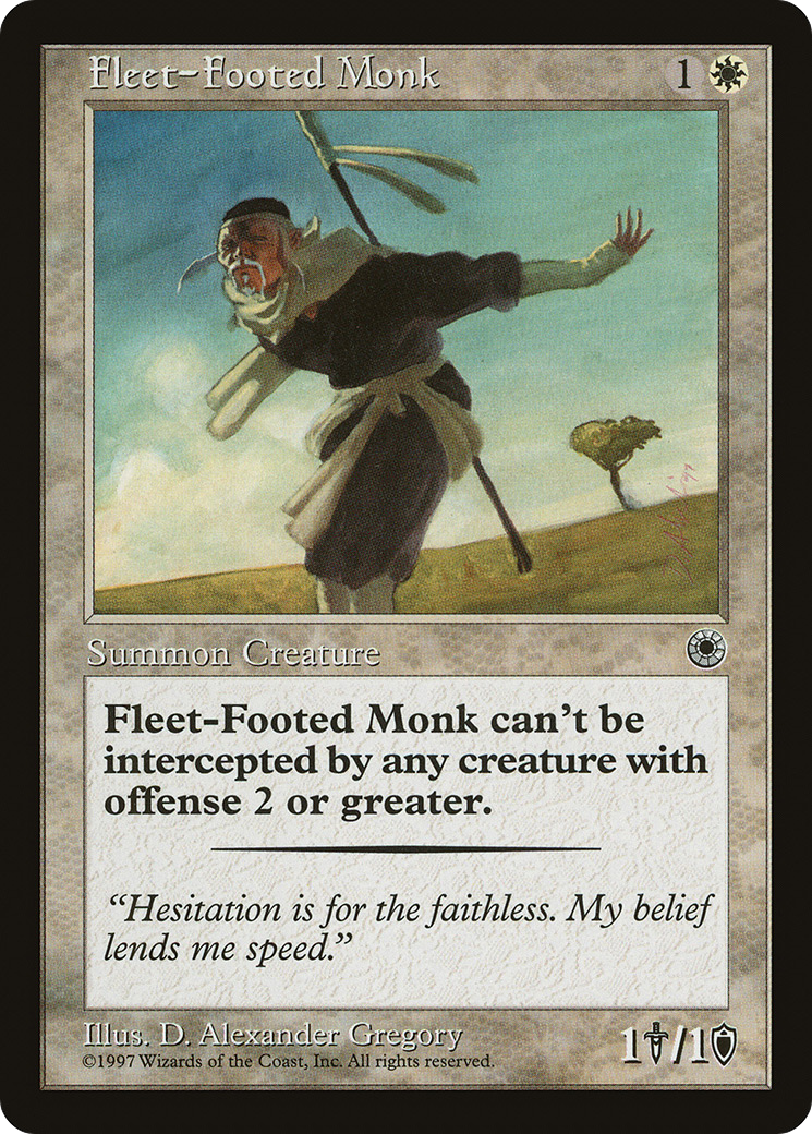 Fleet-Footed Monk (POR-)  - Portal