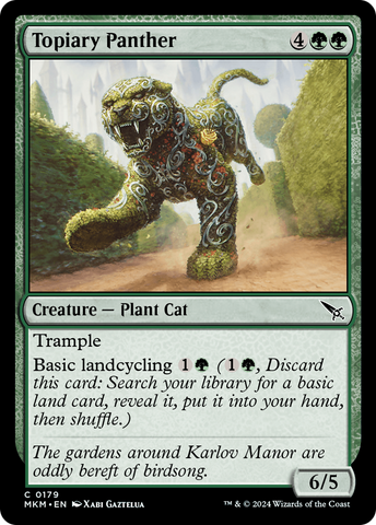 Topiary Panther (MKM-179)  Foil - Murders at Karlov Manor