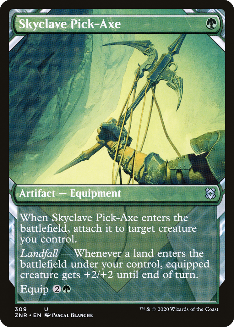 Skyclave Pick-Axe (Showcase) (ZNR-309)  - Zendikar Rising