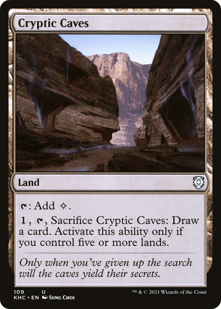 Cryptic Caves (KHC-109)  - Kaldheim Commander