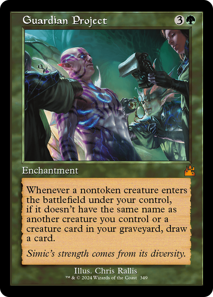 Guardian Project (Retro Frame) (RVR-349)  Foil - Ravnica Remastered