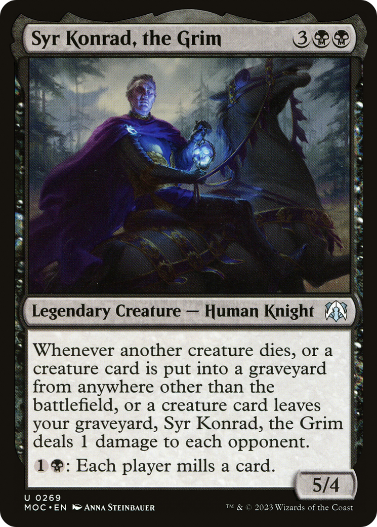 Syr Konrad, the Grim (MOC-269)  - March of the Machine Commander