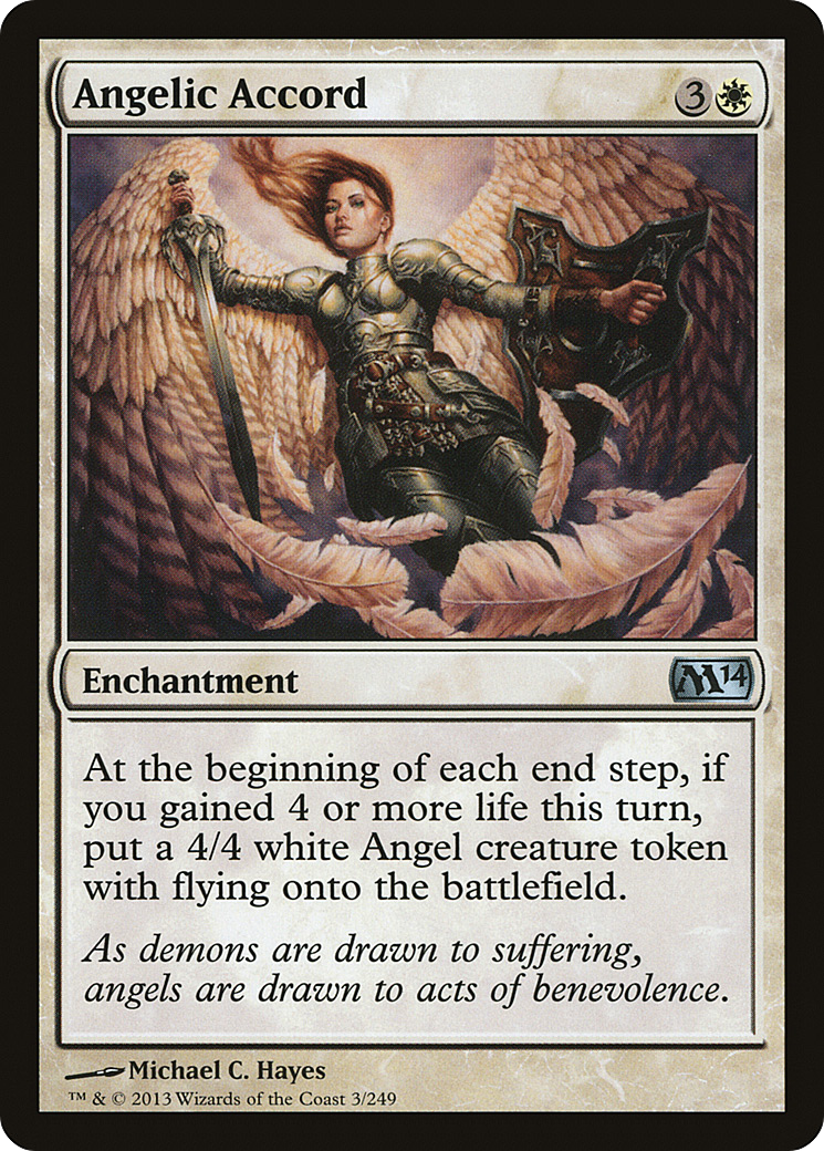 Angelic Accord (M14-003)  - Magic 2014