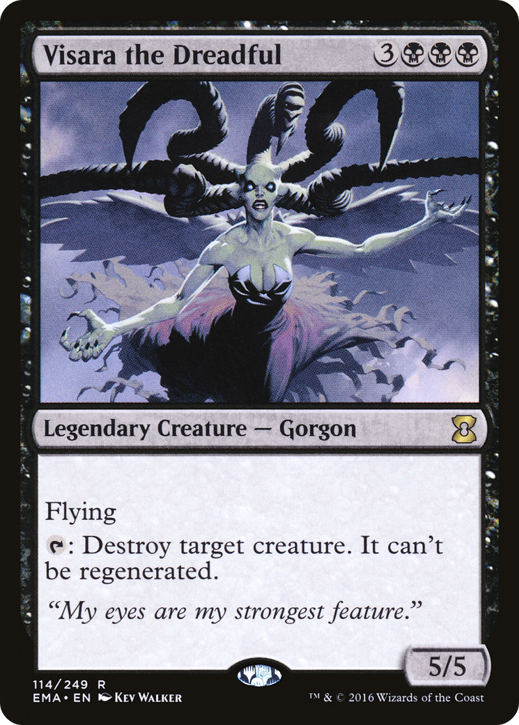 Visara the Dreadful (EMA-114)  Foil - Eternal Masters