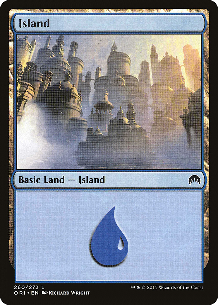 Island (260) (ORI-260)  Foil - Magic Origins