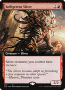 Belligerent Sliver (Extended Art) (SLD-636)  Foil - Secret Lair Drop: (Extended Art)