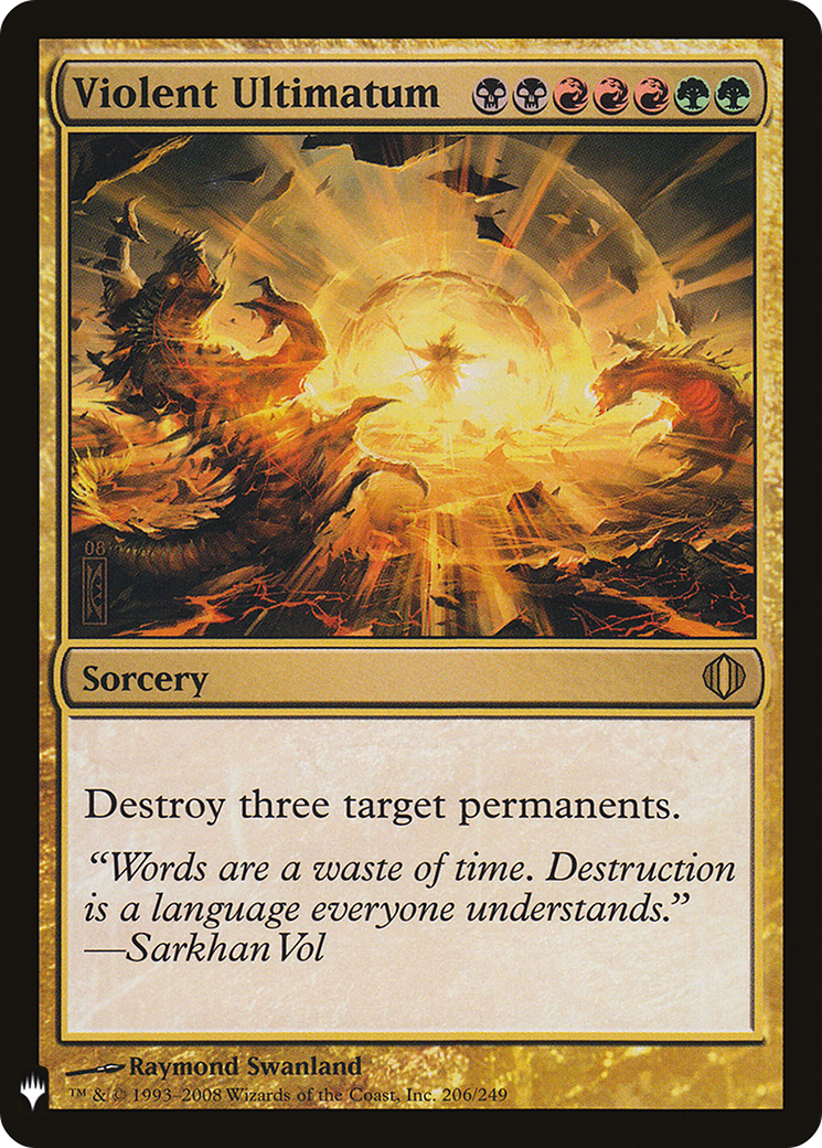 Violent Ultimatum (LIST-ALA-206)  - The List