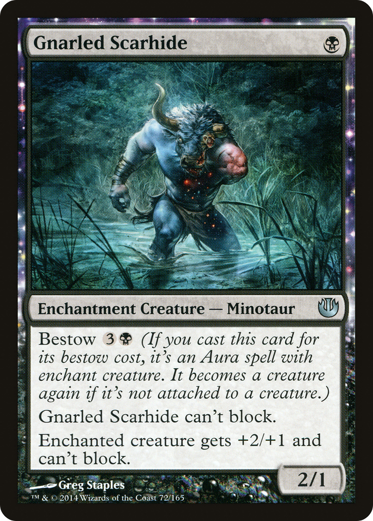 Gnarled Scarhide (JOU-072) - Journey into Nyx: (enchantment)