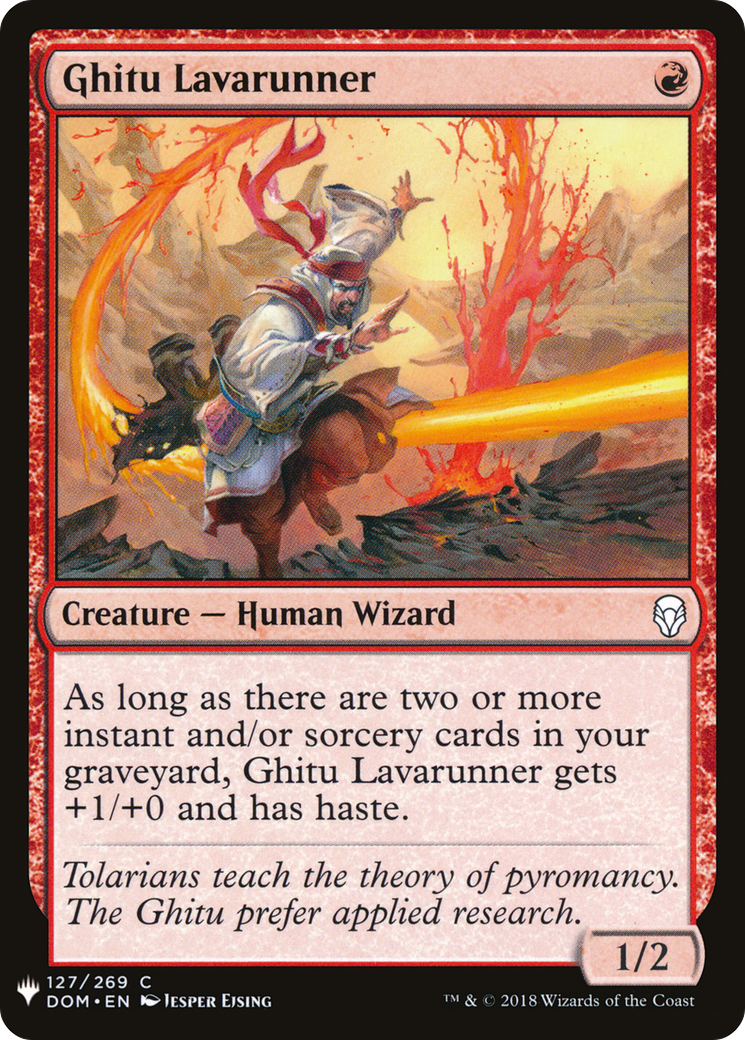 Ghitu Lavarunner (LIST-127)  - The List