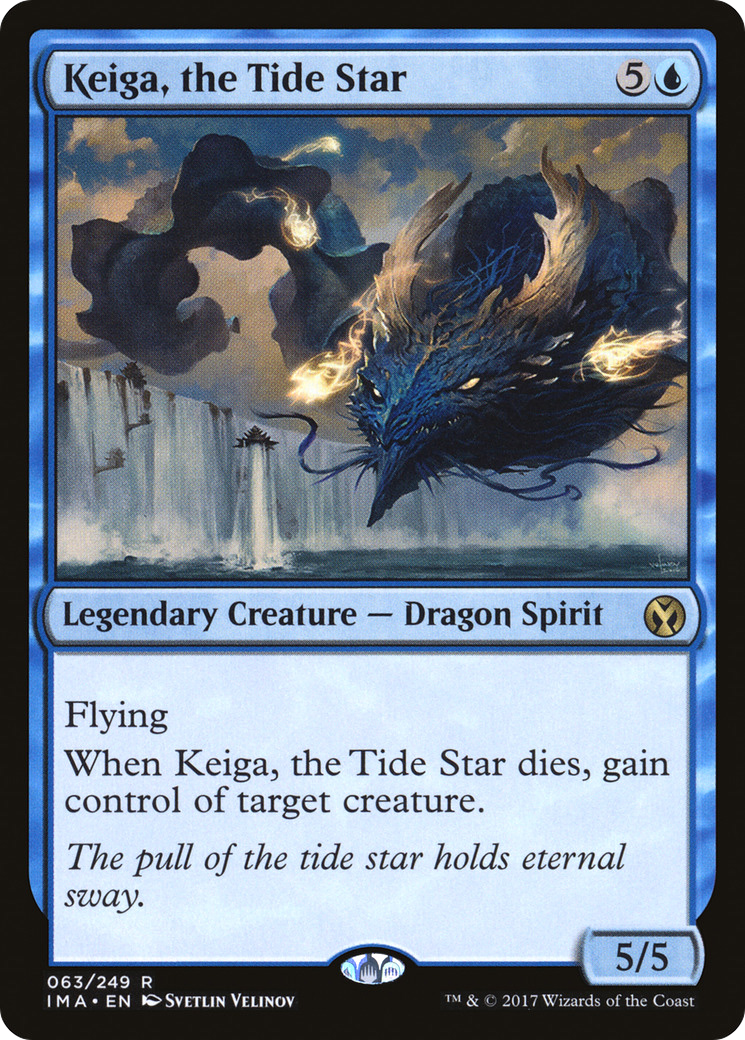 Keiga, the Tide Star (IMA-063)  Foil - Iconic Masters