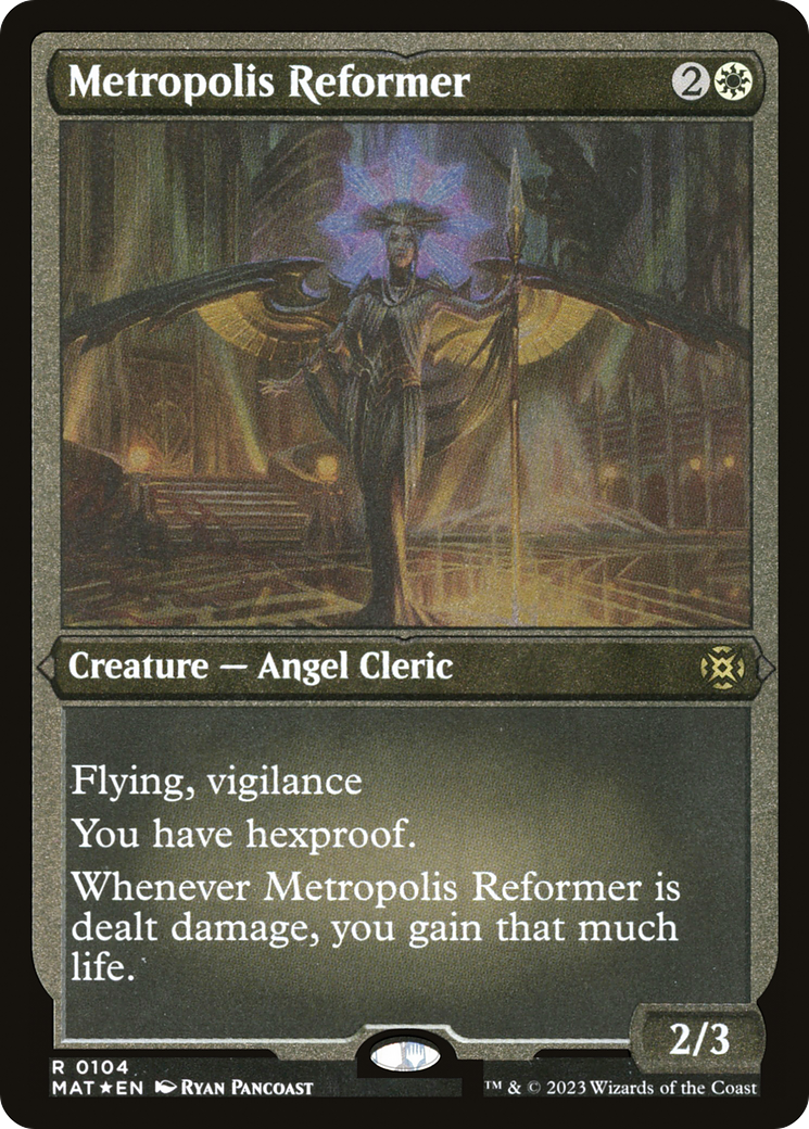Metropolis Reformer (MAT-104)  Etched Foil - March of the Machine: The Aftermath