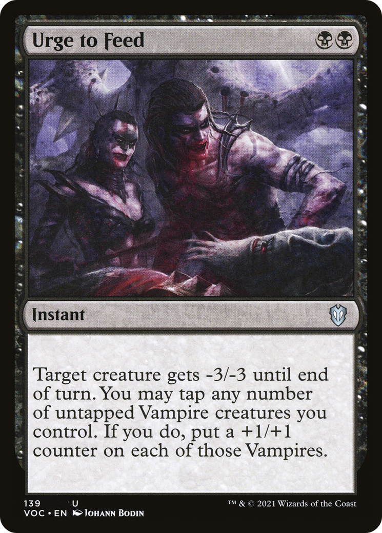 Urge to Feed (VOC-139)  - Crimson Vow Commander