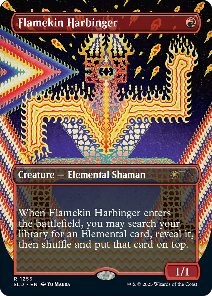 Flamekin Harbinger (SLD-1255)  Foil - Secret Lair Drop (Borderless)