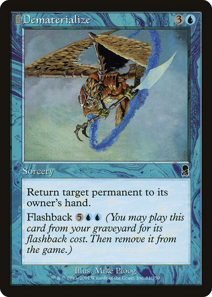 Dematerialize (ODY-081)  Foil - Odyssey: (tombstone)