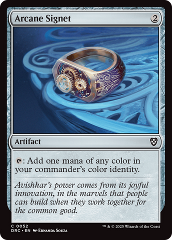 Arcane Signet (0052) (DRC-052)  - Commander: Aetherdrift