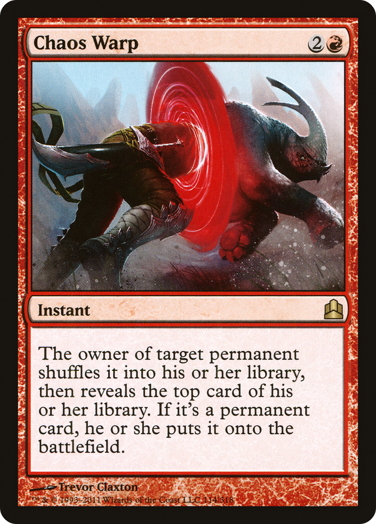 Chaos Warp (CMD-114)  - Commander 2011