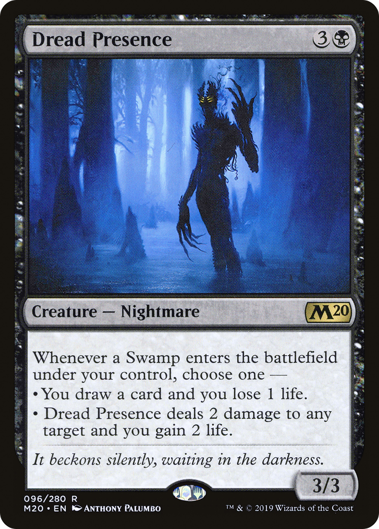 Dread Presence (M20-096)  Foil - Core Set 2020