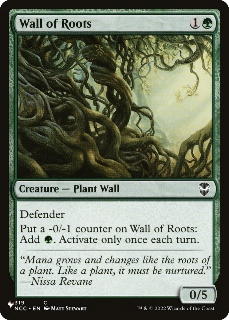 Wall of Roots (LIST-NCC-319)  - The List