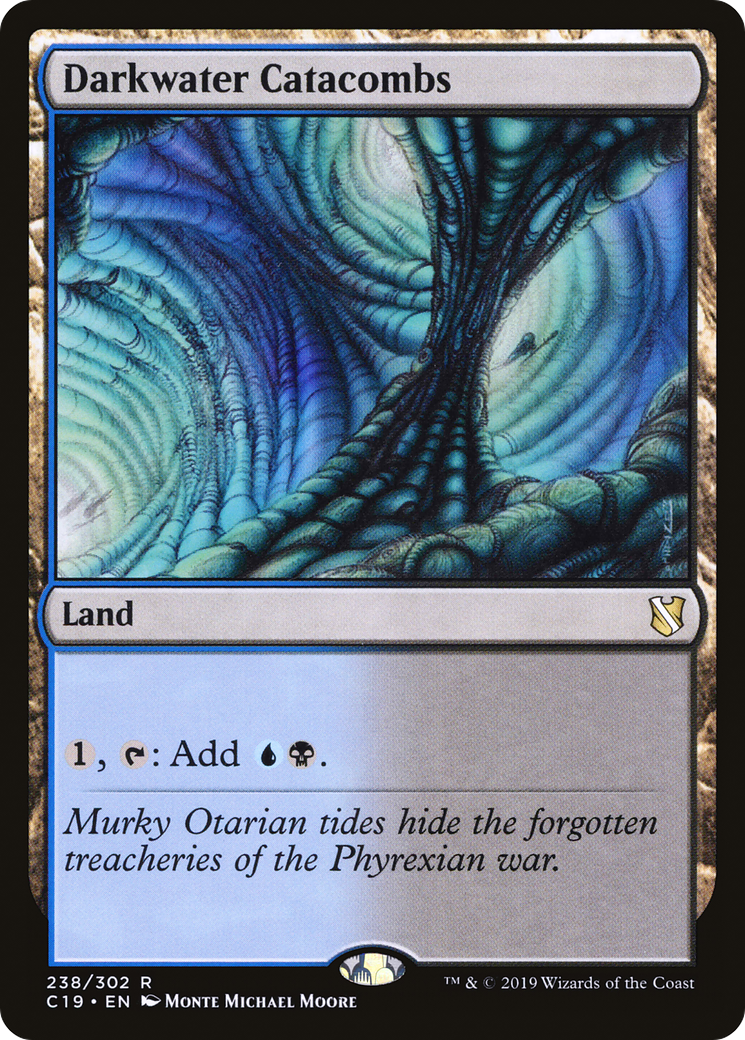 Darkwater Catacombs (C19-238)  - Commander 2019