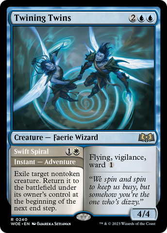 Twining Twins (WOE-240)  Foil - Wilds of Eldraine