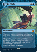 Rhystic Study (WOT-025)  Foil - Wilds of Eldraine: Enchanting Tales: (Showcase) (Borderless)
