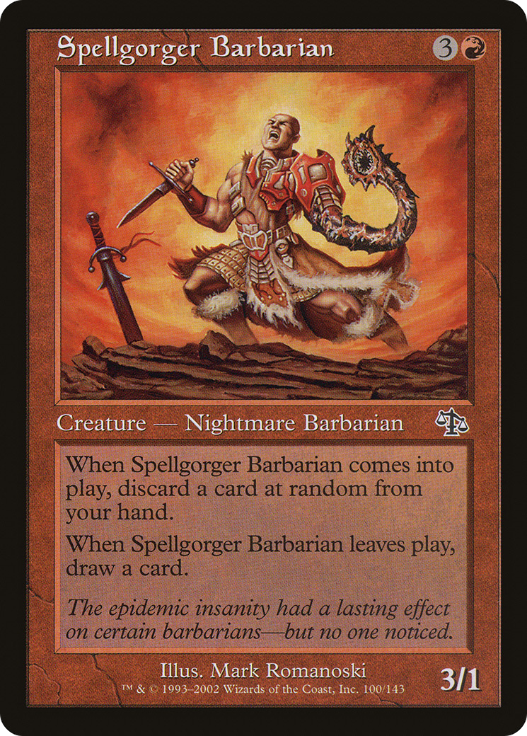 Spellgorger Barbarian (JUD-100)  - Judgment