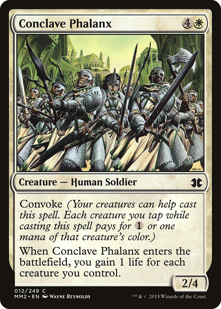 Conclave Phalanx (MM2-012)  Foil - Modern Masters 2015