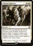 Valiant Endeavor (AFC-013)  - Forgotten Realms Commander