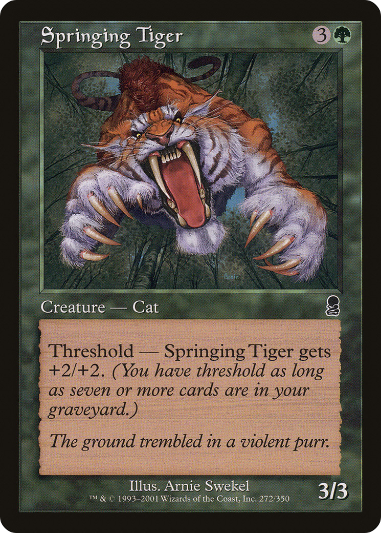 Springing Tiger (ODY-272)  - Odyssey